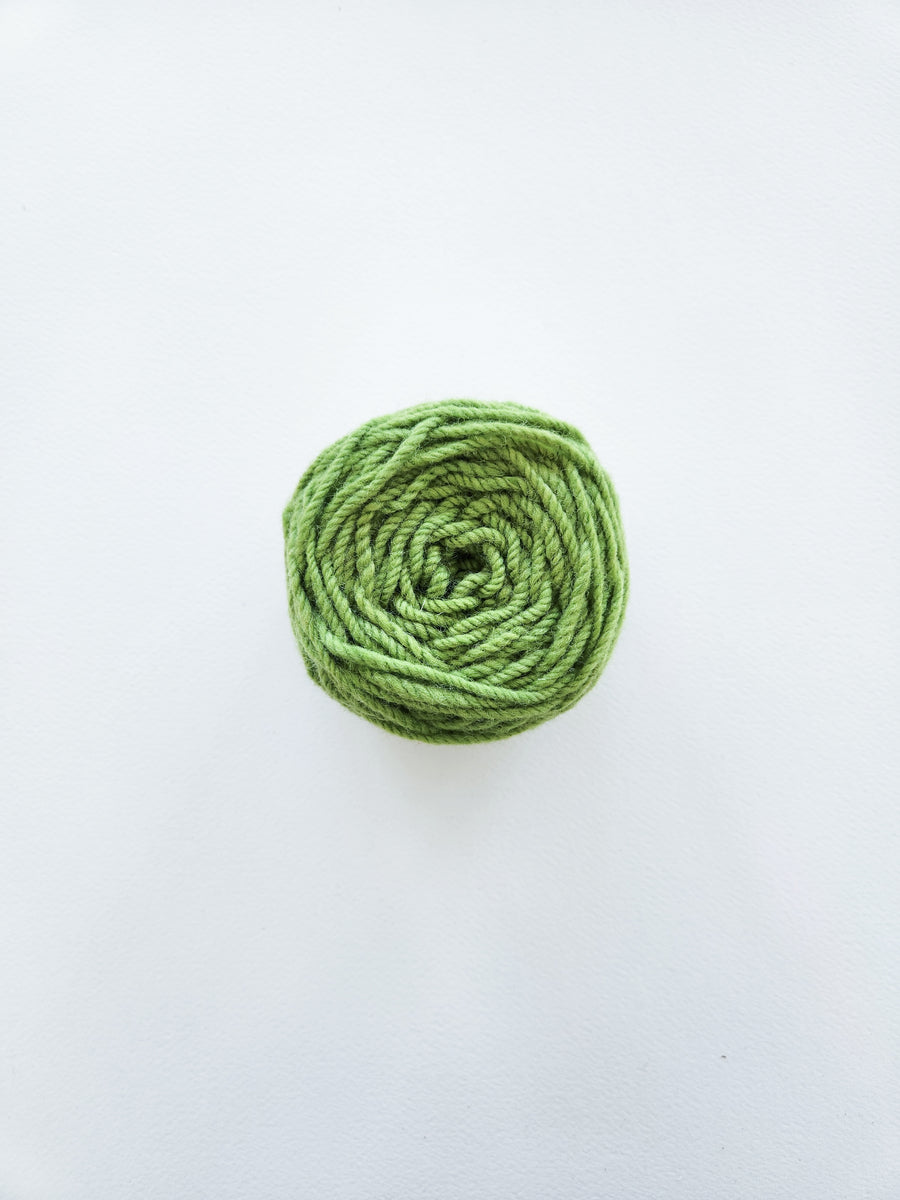 Lime Wool Rug Yarn by Punch Needle World