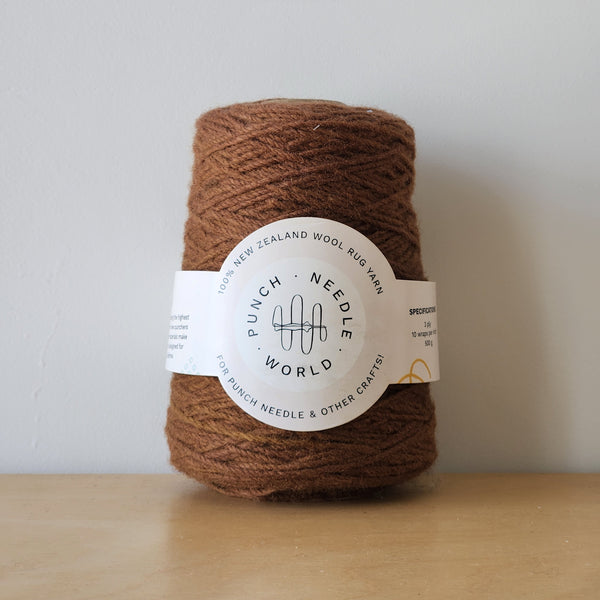 Rug Yarn - Chocolate (Fine)