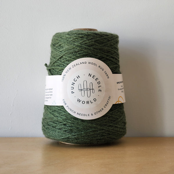Rug Yarn - Emerald (Fine)