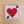 Load image into Gallery viewer, red and pink punch needle heart with an arrow through it on a white background
