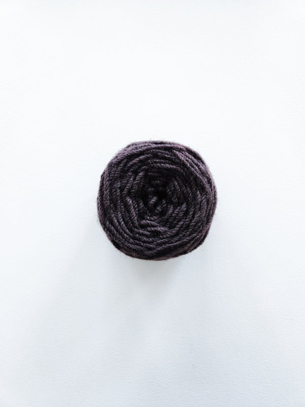 Soft Black - Wool Rug Yarn by Punch Needle World