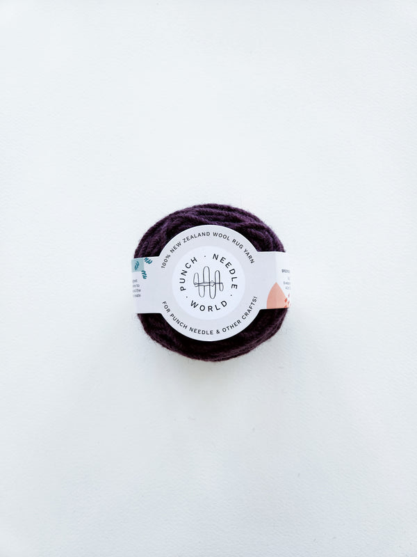 Rug Yarn - Eggplant
